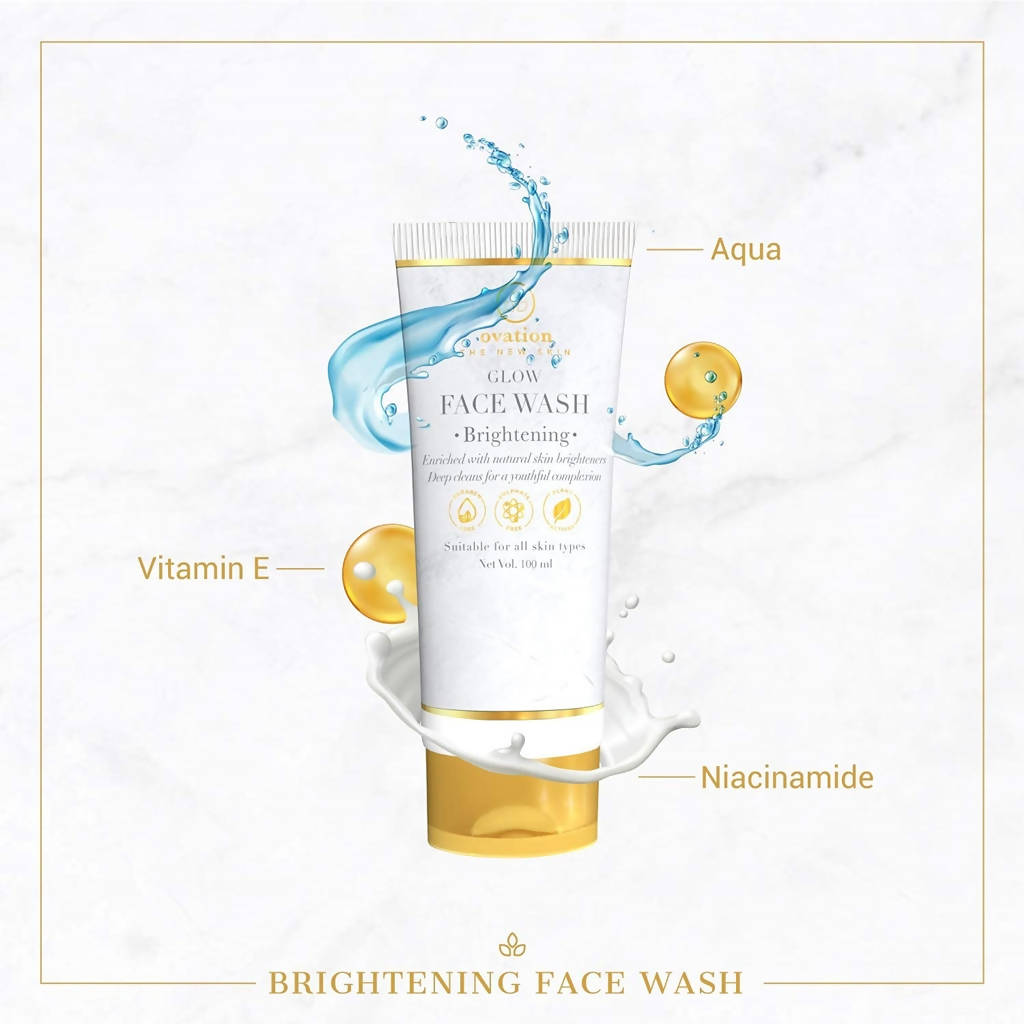Ovation Glow Brightening Face Wash | Grocsy