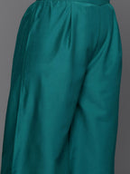 Ahalyaa Women's Traditional wear Kurta Set - Sea Green | Grocsy
