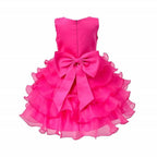 Asmaani Baby Girl's Pink Color Satin Knee Length Frock (AS-dress-22069) | Grocsy