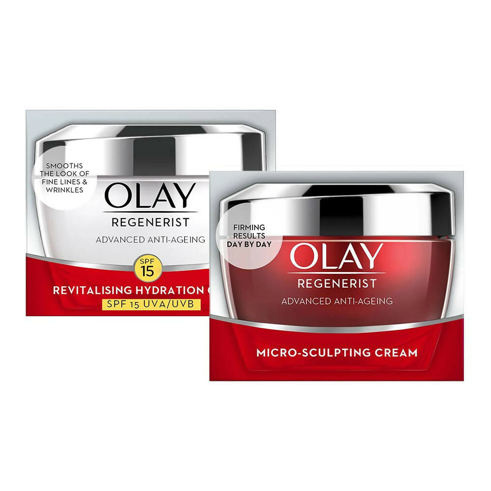 Olay Regenerist Day & Night Cream Regime | Grocsy