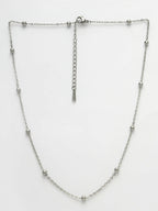 NVR Women's Set of 3 Silver-Toned German Silver Oxidised Chain | Grocsy