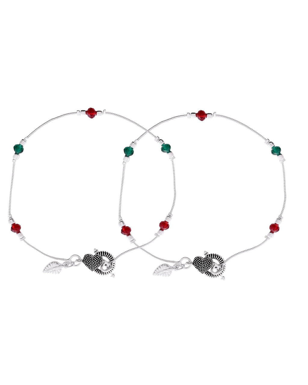 Jewels Nest Elegant Sterling Silver Designer Anklet – Adjustable & Trendy | Grocsy