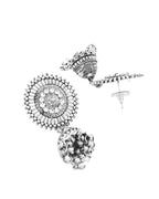 Jewels Nest Boho Inspired Adjustable Necklace with Dome Jhumkas | Grocsy