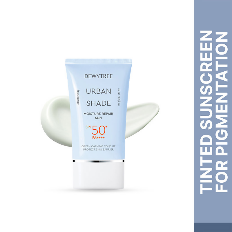 Dewytree Moisture Repair Tinted Korean Sunscreen SPF 50+ PA++++ | Grocsy