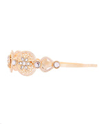 Jewels Nest Royal Kundan Mirror Work Hairband with Pearl Detailing | Grocsy