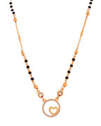Jewels Nest Everyday Wear Mangalsutra with Love Symbol Pendant | Grocsy