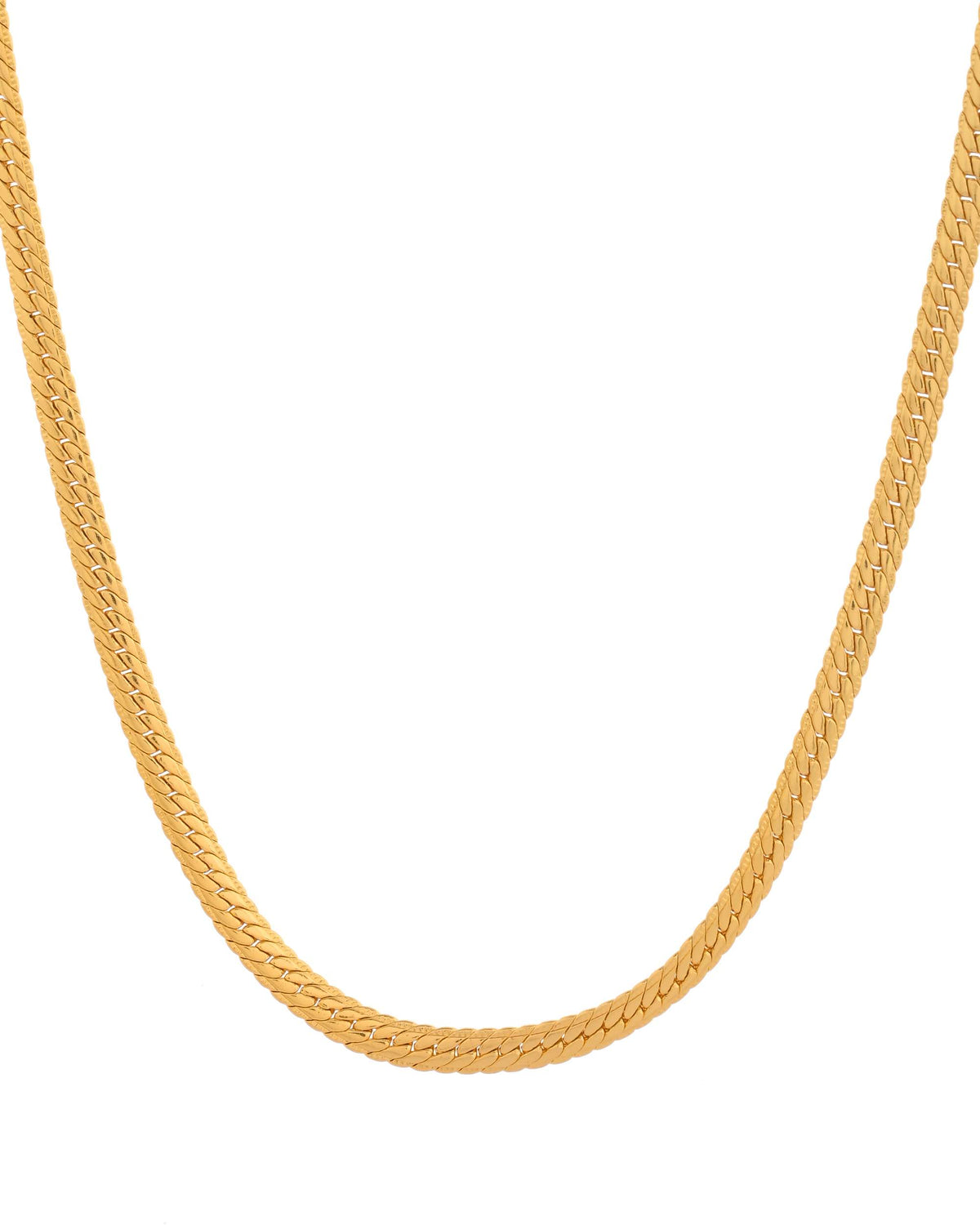 Jewels Nest Gold-Plated Stainless Steel Sleek Chain for Women | Grocsy