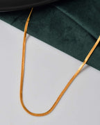 Jewels Nest Gold-Plated Stainless Steel Sleek Chain for Women | Grocsy