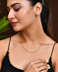 Jewels Nest Twisted Shine Gold Chain for Women | Grocsy