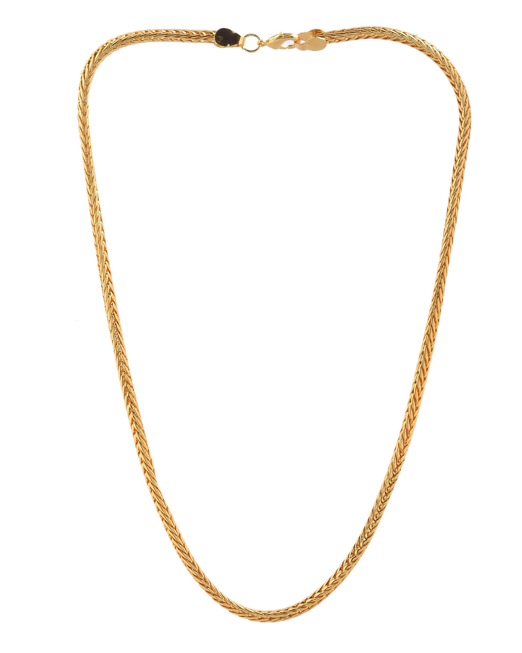 Jewels Nest Men’s Gold-Polished Stainless Steel Snake Chain | Grocsy