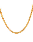 Jewels Nest Men’s Gold-Polished Stainless Steel Snake Chain | Grocsy