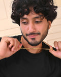 Jewels Nest Unisex Gold Figaro Chain Necklace | Grocsy