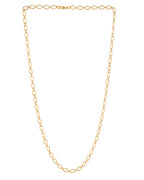 Jewels Nest Chunky Twisted Oval-Link Gold Chain | Grocsy