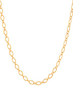 Jewels Nest Chunky Twisted Oval-Link Gold Chain | Grocsy