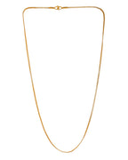 Jewels Nest Minimalist High-Gloss Gold Chain | Grocsy