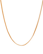 Jewels Nest Minimalist High-Gloss Gold Chain | Grocsy