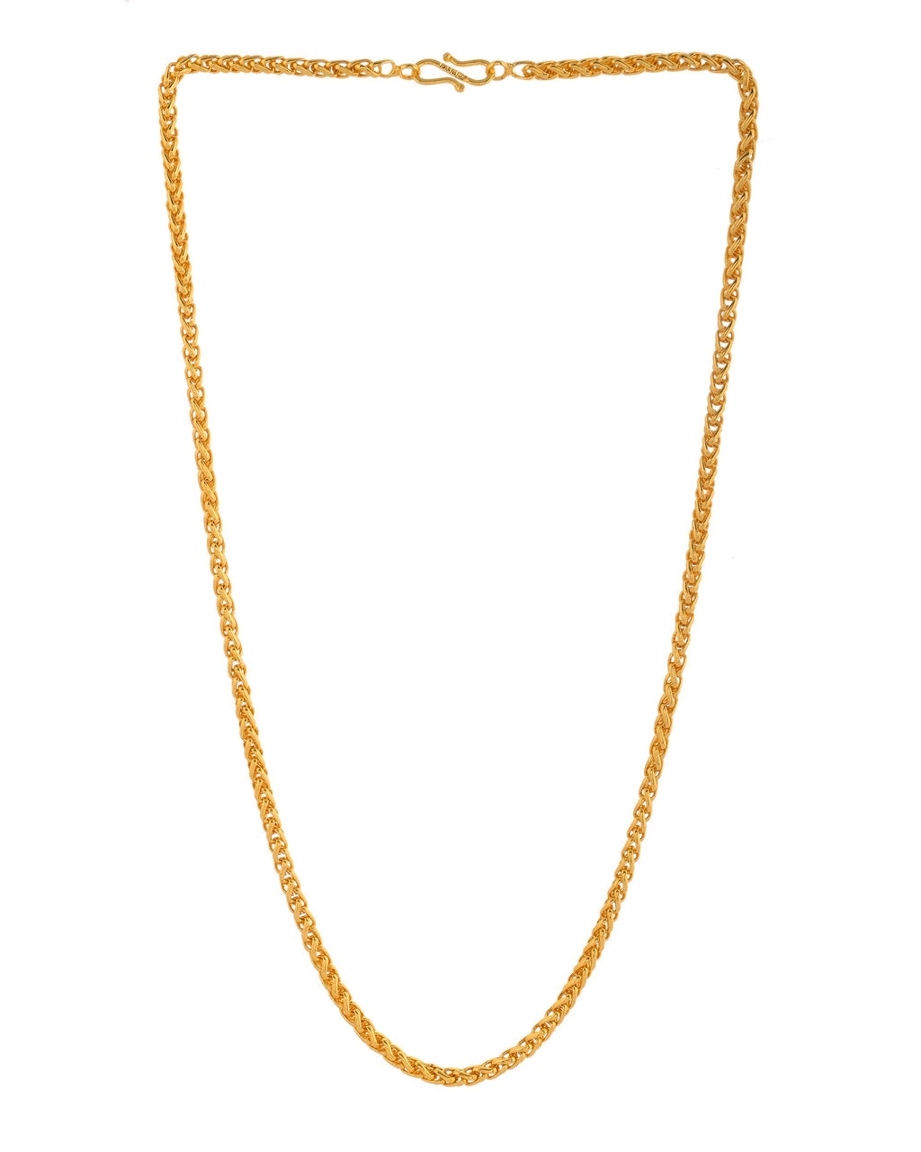Jewels Nest Statement Rope Chain in Golden Finish | Grocsy
