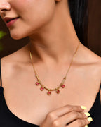 Jewels Nest Love-Inspired Gold Chain with Dainty Heart Drops | Grocsy