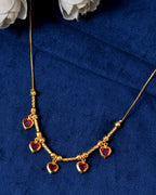 Jewels Nest Love-Inspired Gold Chain with Dainty Heart Drops | Grocsy