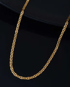 Jewels Nest Classic Glossy Gold-Tone Flat Chain for Men & Women | Grocsy