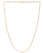 Jewels Nest Men’s Gold-Polished Stainless Steel Figaro Chain | Grocsy