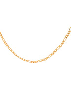 Jewels Nest Men’s Gold-Polished Stainless Steel Figaro Chain | Grocsy