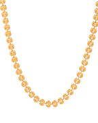 Jewels Nest Statement Gold-Plated Chain with Smooth Rounded Beads | Grocsy