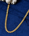 Jewels Nest Statement Gold-Plated Chain with Smooth Rounded Beads | Grocsy