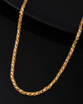 Jewels Nest Premium Spiral Gold Chain – Daily Wear with Luxury Appeal | Grocsy