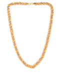 Jewels Nest Dual-Tone Twisted Gold Chain – Bold and Elegant | Grocsy