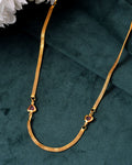 Jewels Nest Gold Plated Chain with Purple Heart Charms – Romantic Design | Grocsy