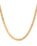 Jewels Nest Golden Geometric Link Chain for Men & Women – Classy Look | Grocsy