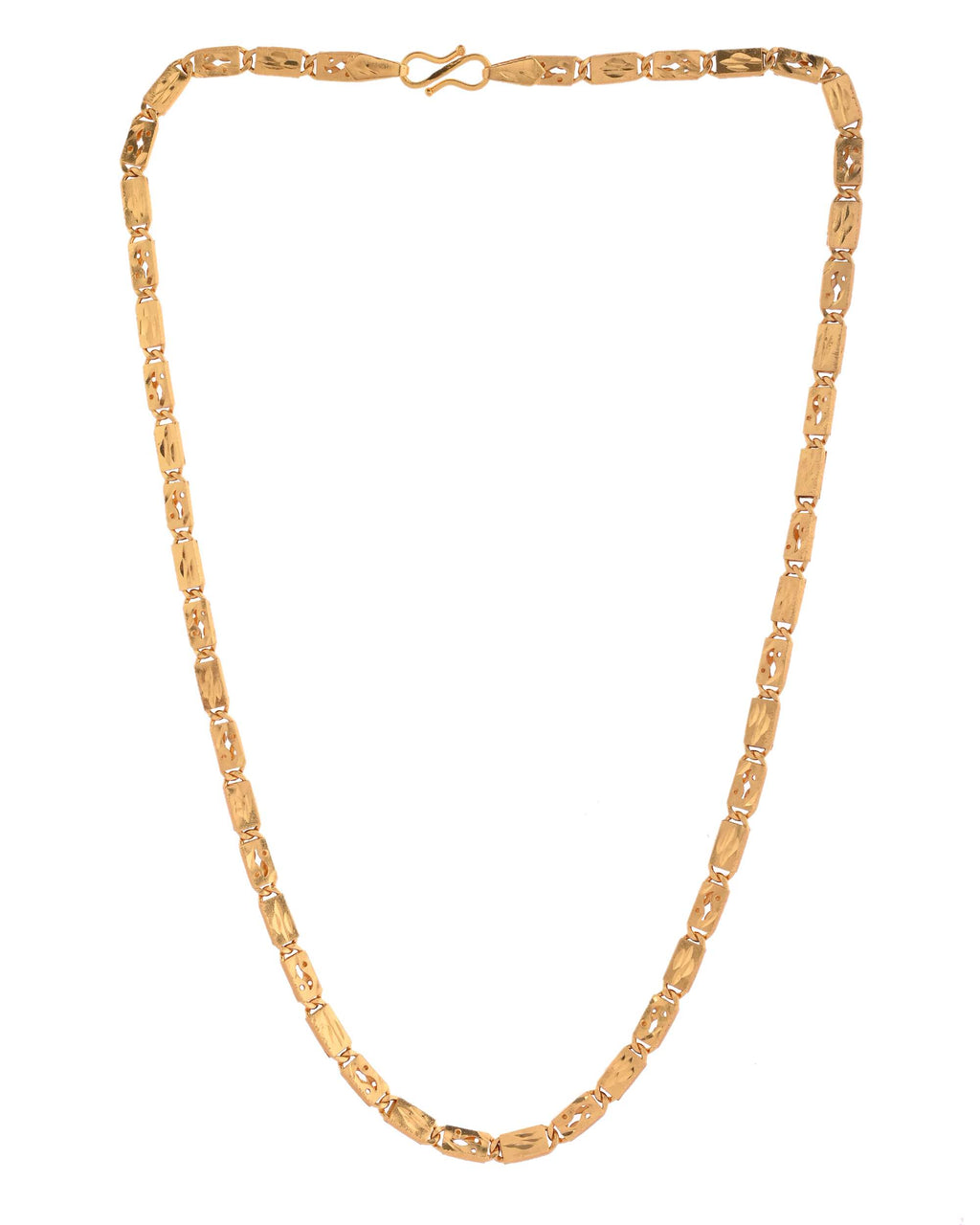 Jewels Nest Golden Geometric Link Chain for Men & Women – Classy Look | Grocsy