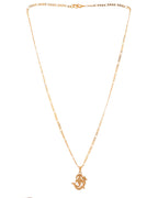 Jewels Nest Trendy Shiva Om Chain Necklace – Unisex Jewelry | Grocsy