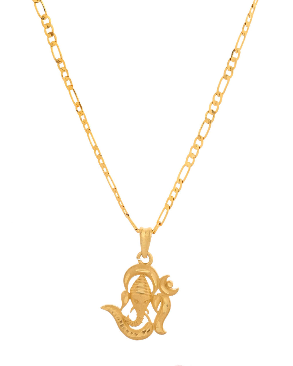 Jewels Nest Trendy Shiva Om Chain Necklace – Unisex Jewelry | Grocsy