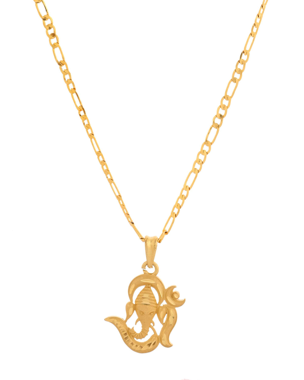 Jewels Nest Trendy Shiva Om Chain Necklace – Unisex Jewelry | Grocsy