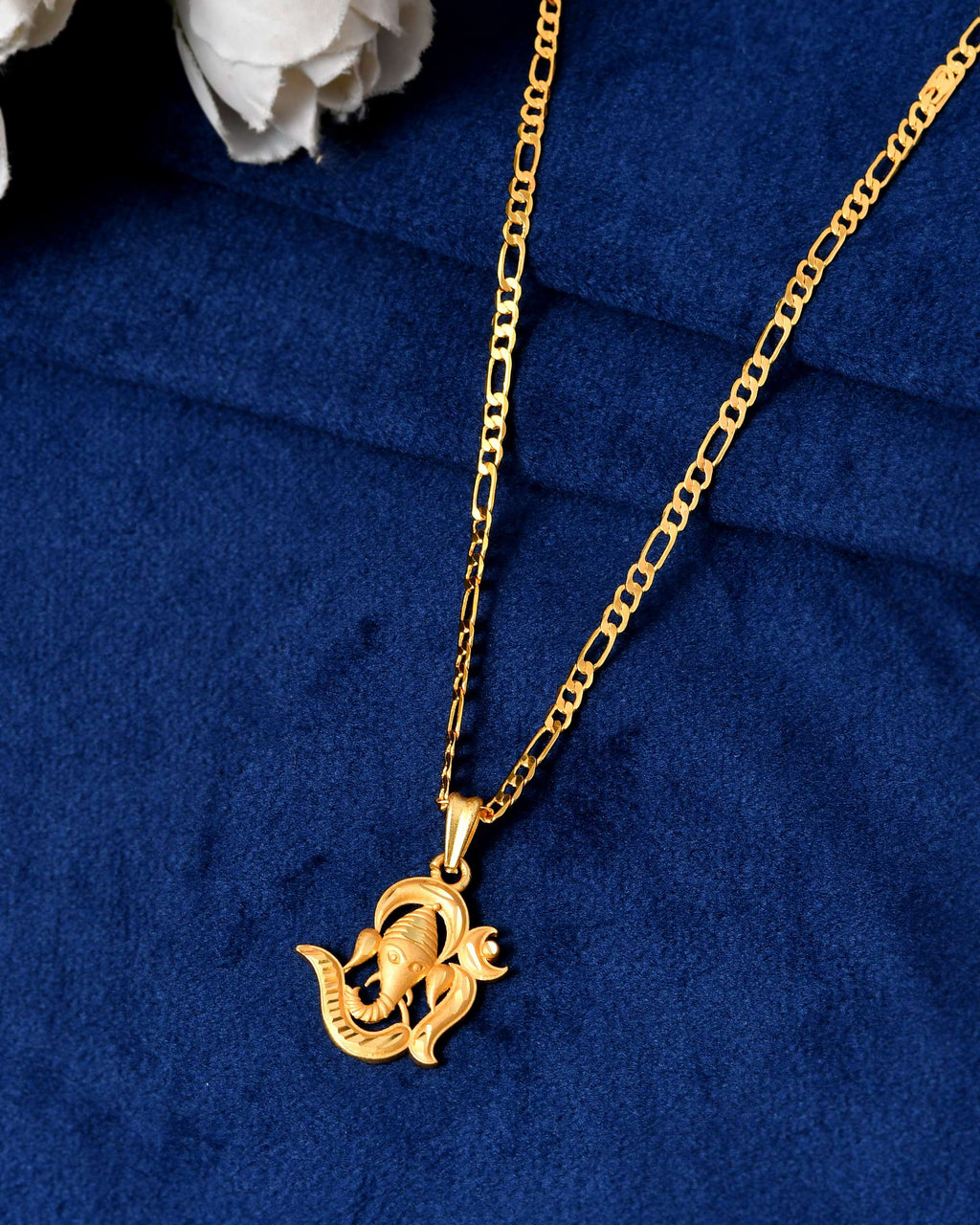 Jewels Nest Trendy Shiva Om Chain Necklace – Unisex Jewelry | Grocsy