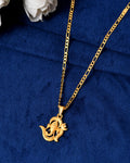 Jewels Nest Trendy Shiva Om Chain Necklace – Unisex Jewelry | Grocsy
