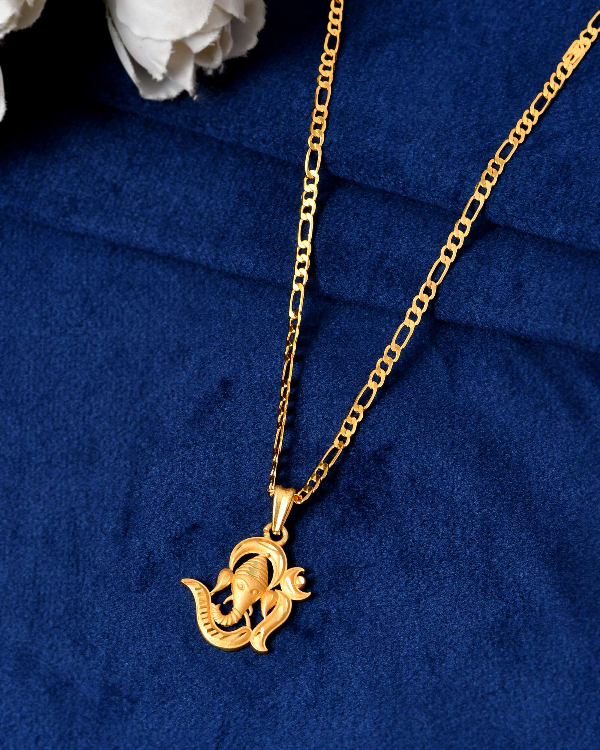 Jewels Nest Trendy Shiva Om Chain Necklace – Unisex Jewelry | Grocsy