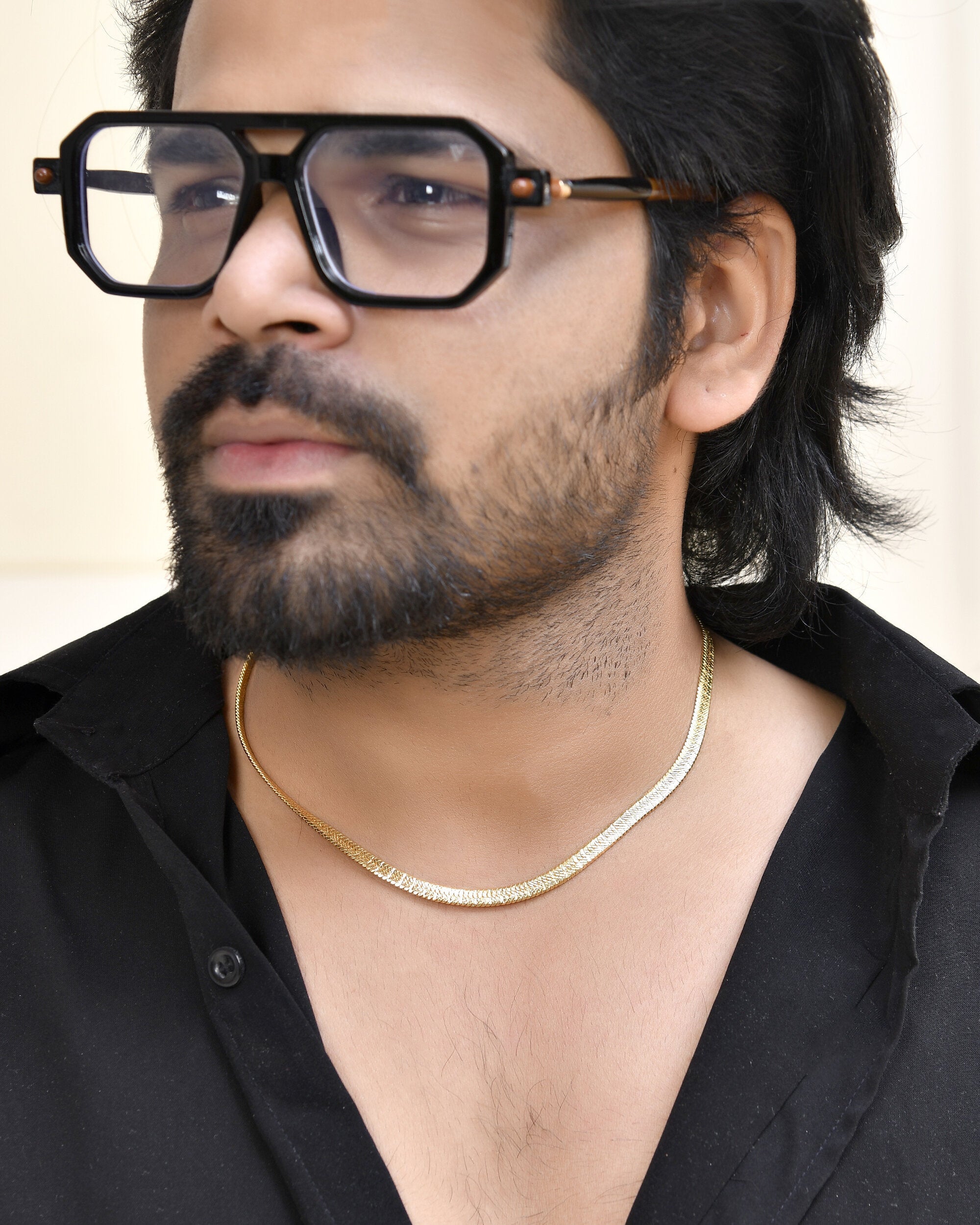 Jewels Nest Premium Gold-Polished Snake Chain | Grocsy