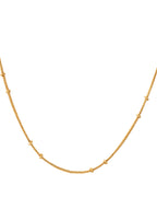 Jewels Nest Elegant Gold-Polished Twisted Rope Chain – Premium Brass Jewelry | Grocsy