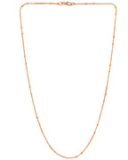 Jewels Nest Elegant Gold-Polished Twisted Rope Chain – Premium Brass Jewelry | Grocsy
