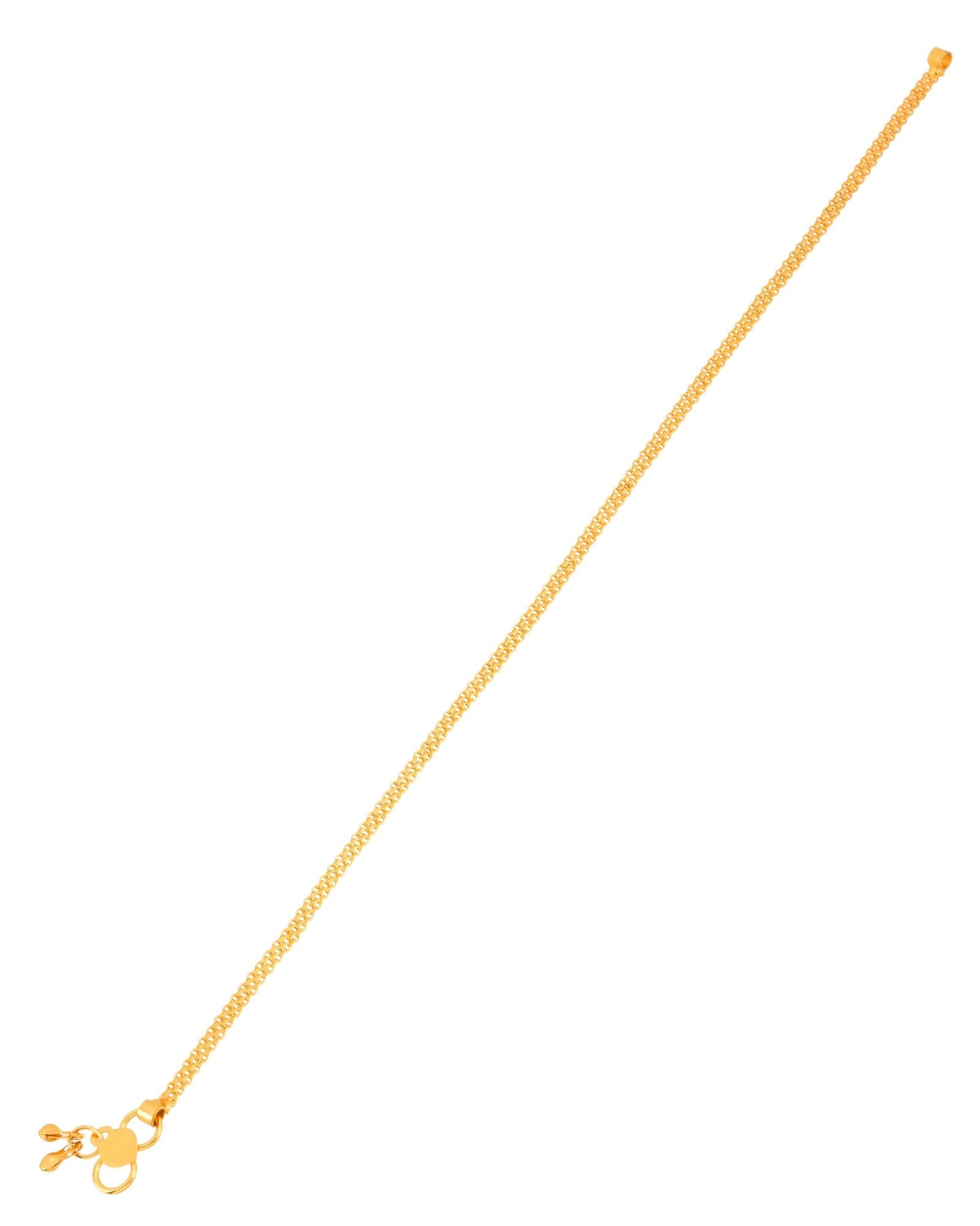 Jewels Nest Golden Whisper Minimal Anklet For Everyday Luxe Styling | Grocsy