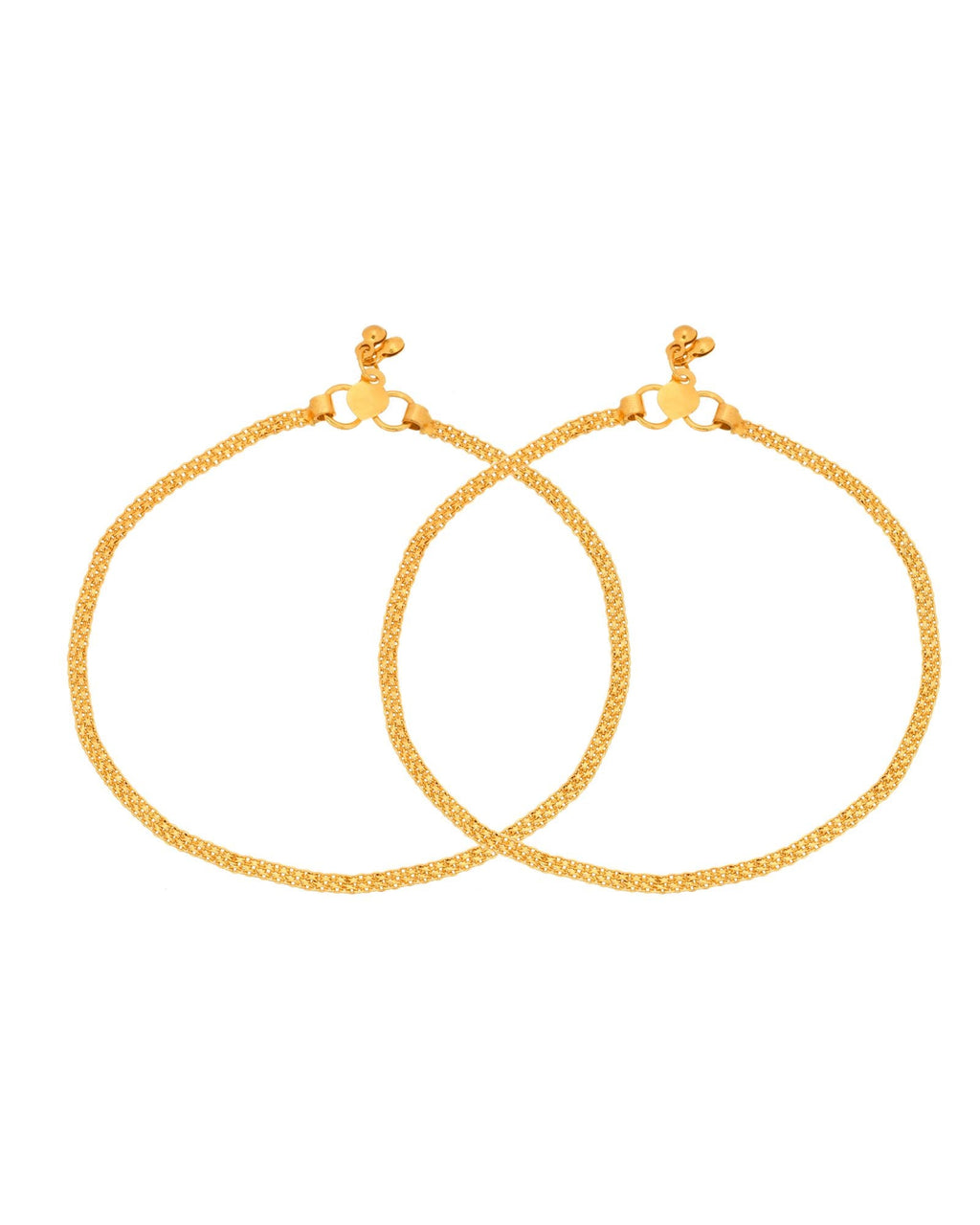 Jewels Nest Golden Whisper Minimal Anklet For Everyday Luxe Styling | Grocsy
