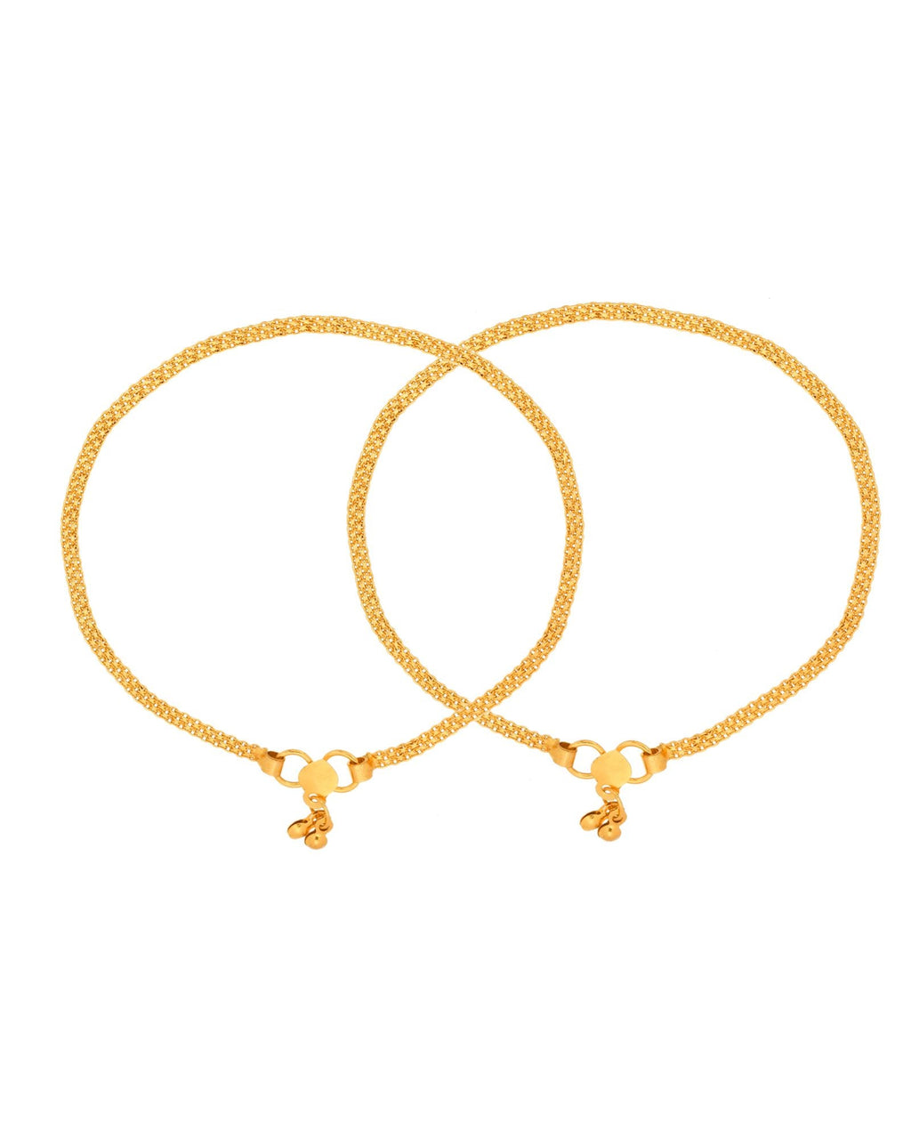 Jewels Nest Golden Whisper Minimal Anklet For Everyday Luxe Styling | Grocsy