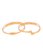 Jewels Nest Gold-Toned Stone Studded Openable Bangles For Women | Grocsy