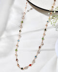 Jewels Nest Exquisite Gold-Tone Multi-Stone Embellished Chain for Men & Women | Grocsy