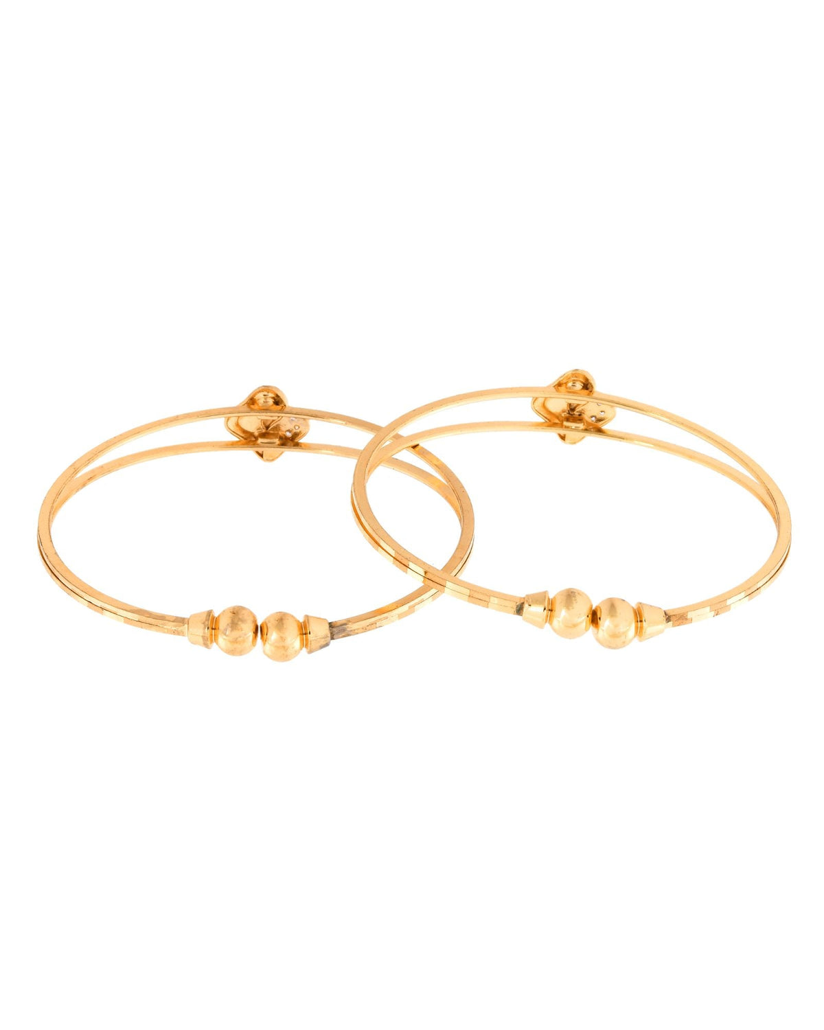 Jewels Nest Gold Plated Heart Design Bangles Set For Women – Daily & Party Wear | Grocsy