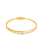 Jewels Nest Gold Plated Stone Studded Bangles Set For Women – Elegant Party Wear | Grocsy