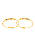 Jewels Nest Gold Plated Beaded Bangles Set For Women – Traditional Daily Wear | Grocsy